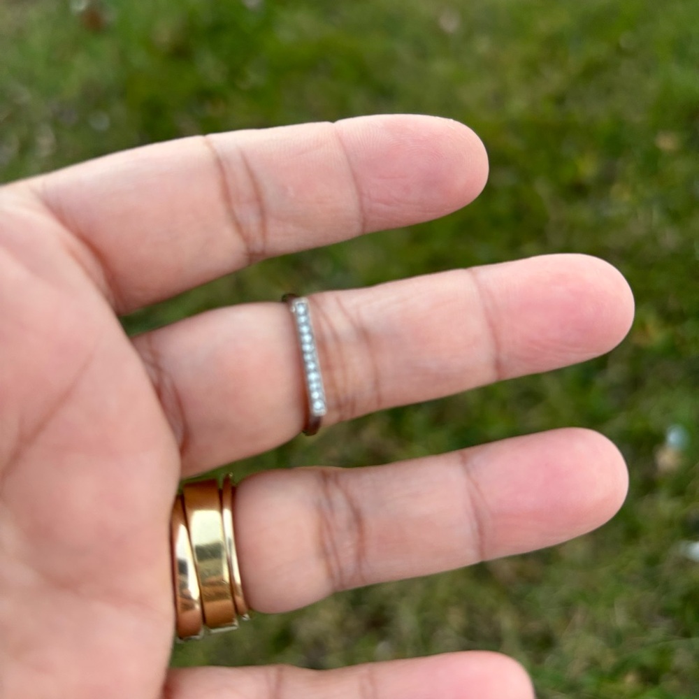 Dana Rebecca Designs 14k Gold Diamond Bar Ring ✨SOLD✨ - Picture 9 of 14